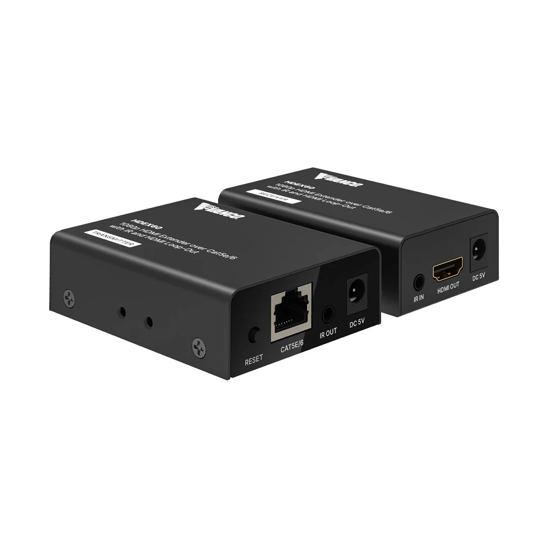 Vanco HDMI Extender Over Cat5e/6 Cable with IR and HDMI Loop-Out