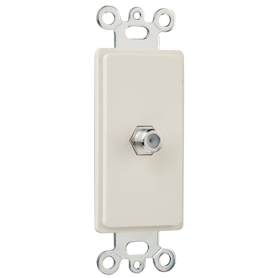 On-Q 26CATVW CABLE/TV 1OUTLET 1GANG W