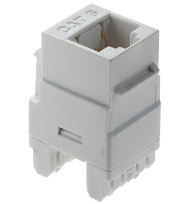 On-Q AC6RJ45W1 1pk Cat6 RJ45 T568-A/B KYSTN CONN WH