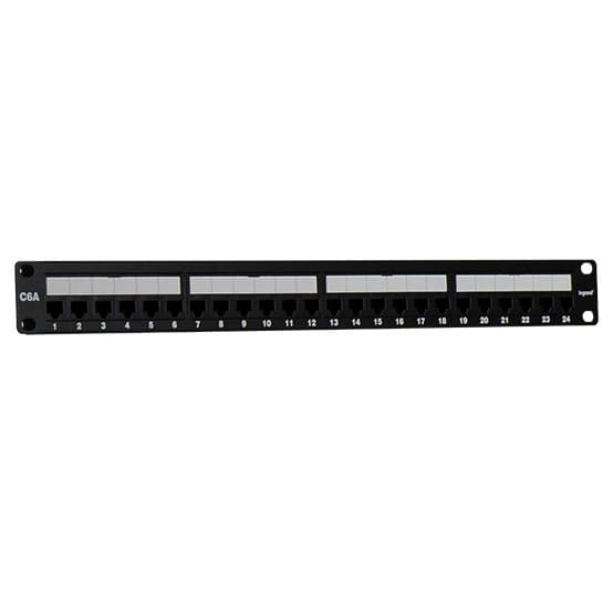 On-Q WP246A 24 PORT CAT 6A RM PATCH PNL