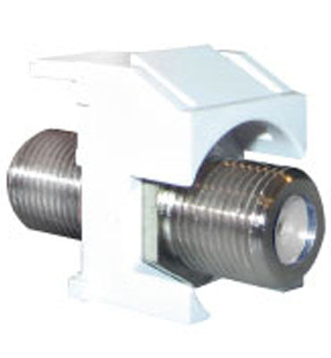 On-Q ACNRFCW1 NICKEL RECESSED KYSTN F-CONN WH