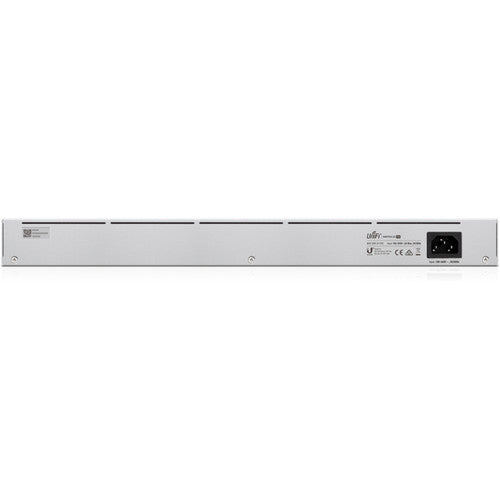 Ubiquiti USW-24-POE 24-port, Layer 2 PoE switch with a fanless cooling system