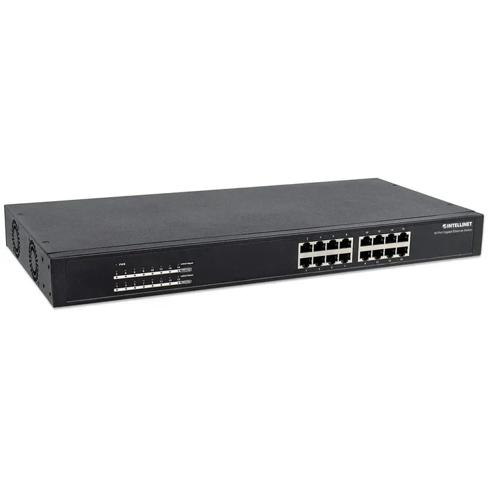 Intellinet 560993 16-Port Gigabit Ethernet PoE+ Switch