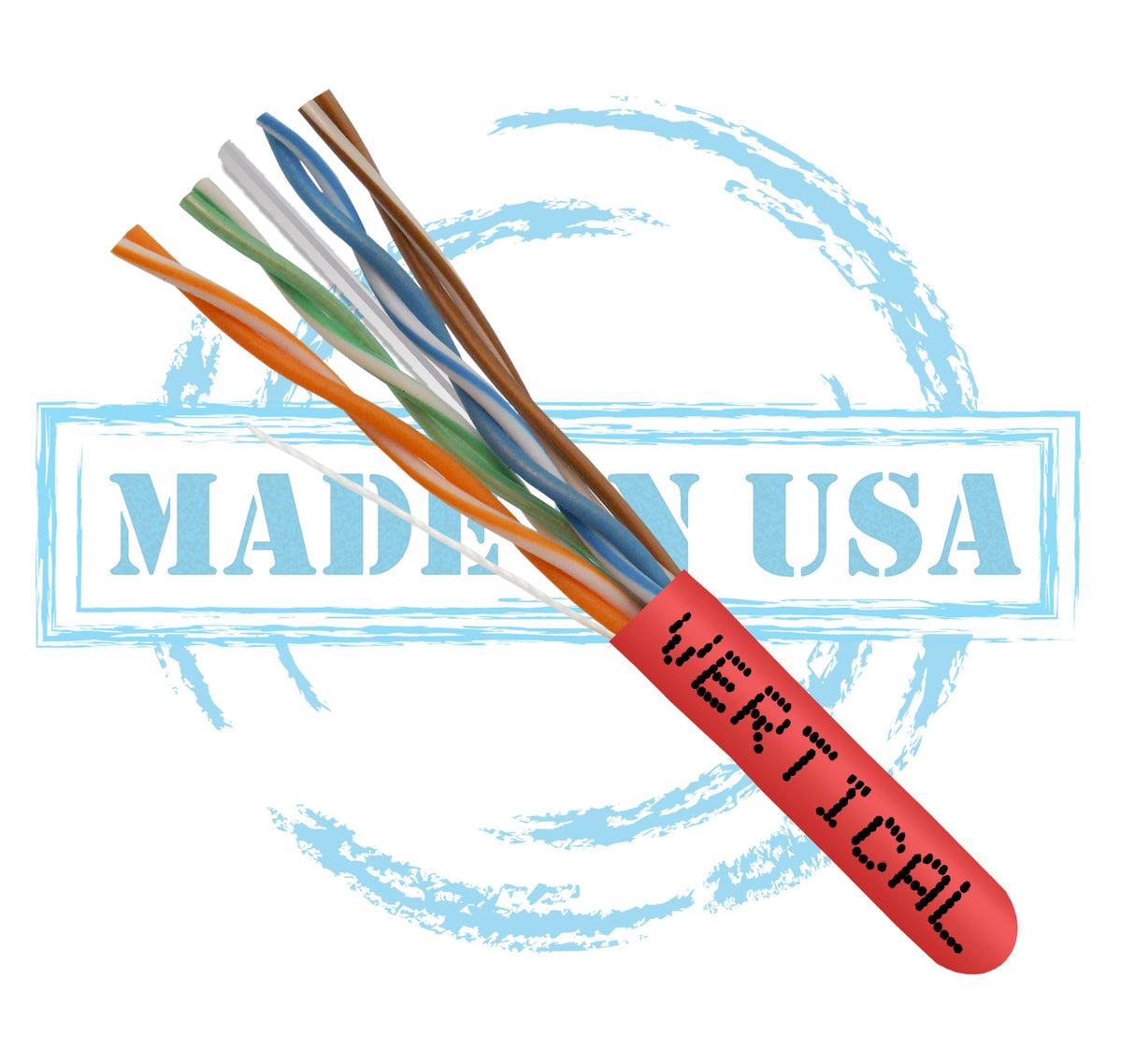 Vertical Cable CAT6 UTP CMP (Plenum-Rated) 1000ft Spool