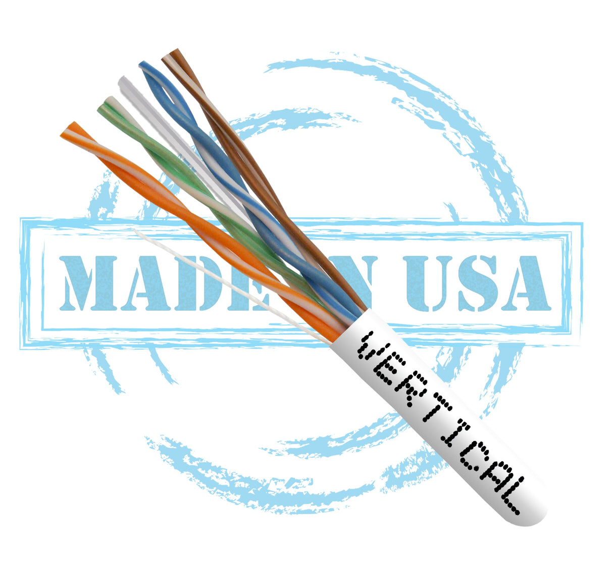 Vertical Cable CAT6 UTP CMP (Plenum-Rated) 1000ft Spool