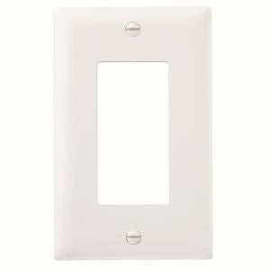 On-Q TP26W WALL PLATE 1 GANG DECORATOR W
