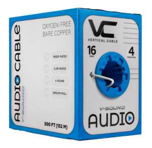 Vertical Cable 16/4 500ft Speaker Wire 209-2316 Audio Cable