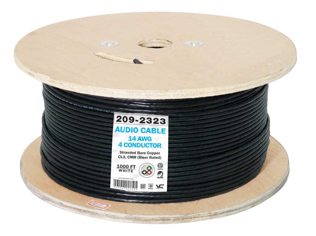 Vertical Cable 12/2 500ft Speaker wire Direct Burial 209-2324/DB Audio Cable