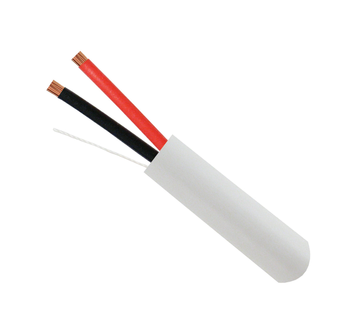 Vertical Cable 22/2 Stranded Security Cable Plenum 1000ft, White