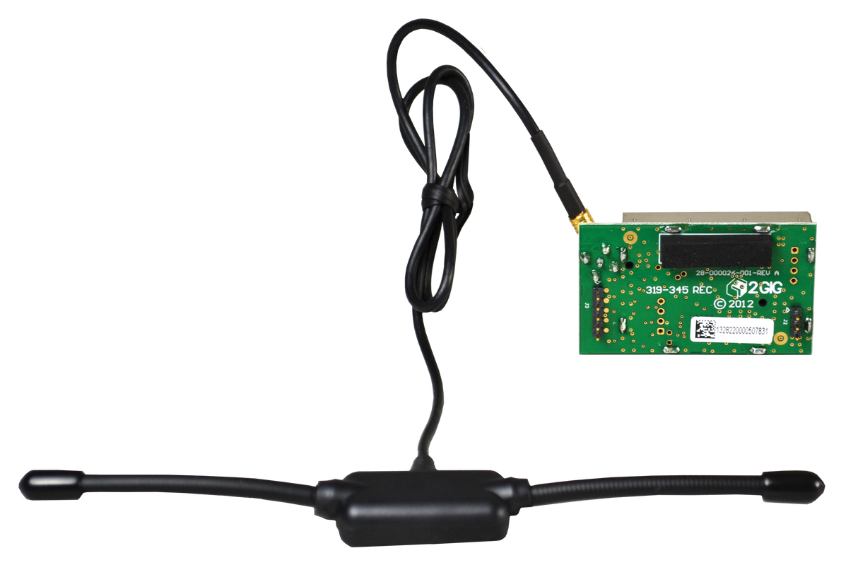 2GIG GC2/GC2e Receiver, for 319MHz & 345MHz sensors 2GIG-DREC2-319