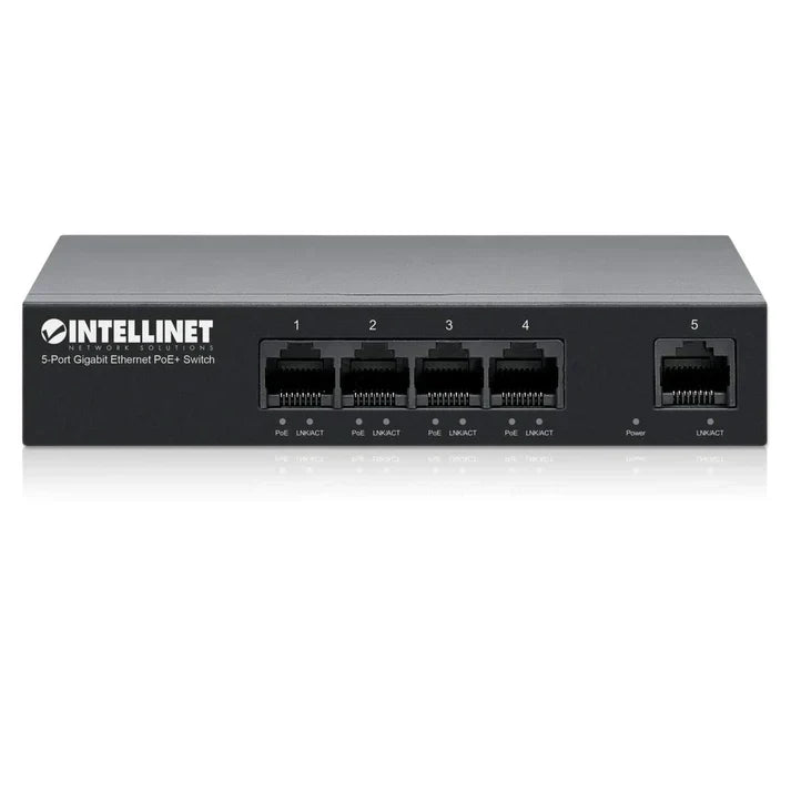 Intellinet 561792 5-Port Gigabit Ethernet PoE+ Switch