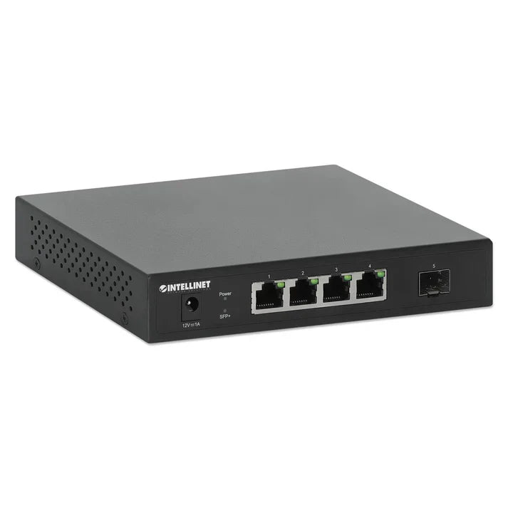 Intellinet 562058 5-Port Switch with 4 x 2.5G Ethernet Ports and 1 SFP+ Uplink
