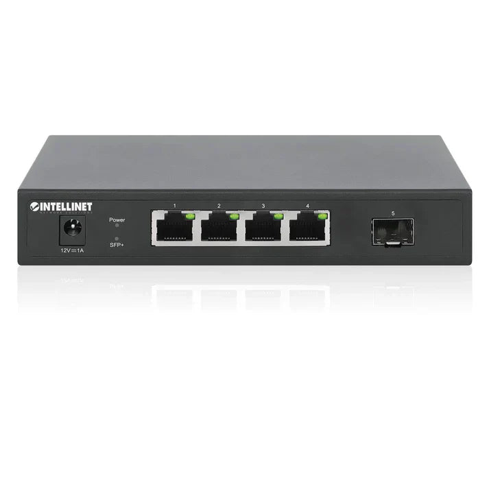 Intellinet 562058 5-Port Switch with 4 x 2.5G Ethernet Ports and 1 SFP+ Uplink