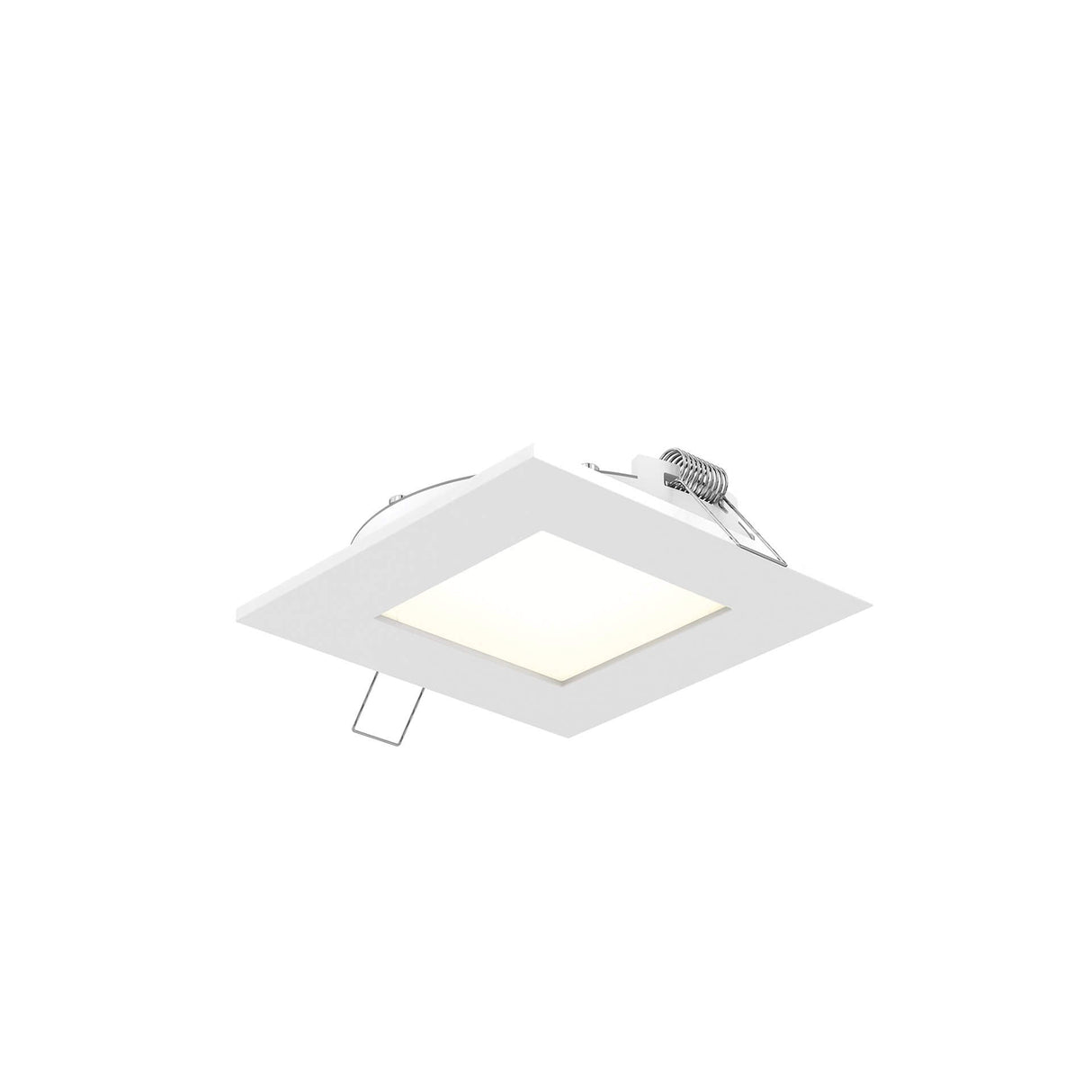 DALS 5004SQ-CC-V-WH Multi CCT Slim Square Recessed Panel Light - universal 120V-347V, 0-10V dimming