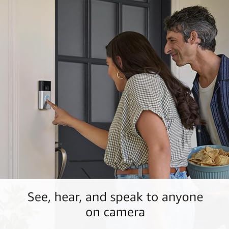 Ring Battery Doorbell, Head-to-Toe Video, Live View with Two-Way Talk, and Motion Detection & Alerts (2024 release)