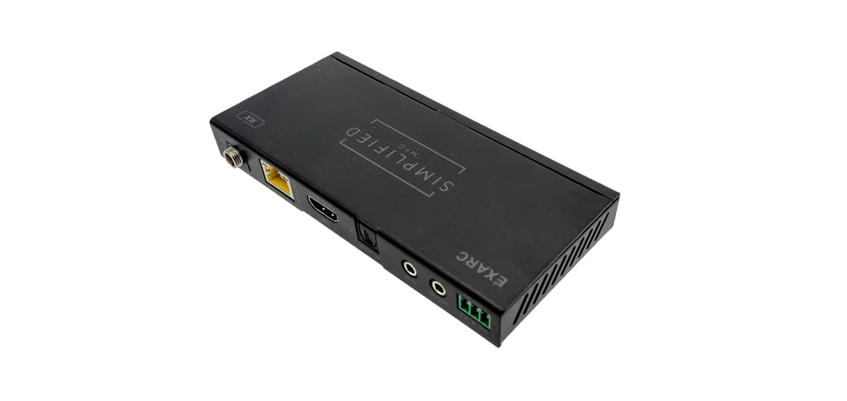 Simplified EXARC 4K HDMI 40m/131 ft. on Cat6/Cat 5e 18Gbps extender