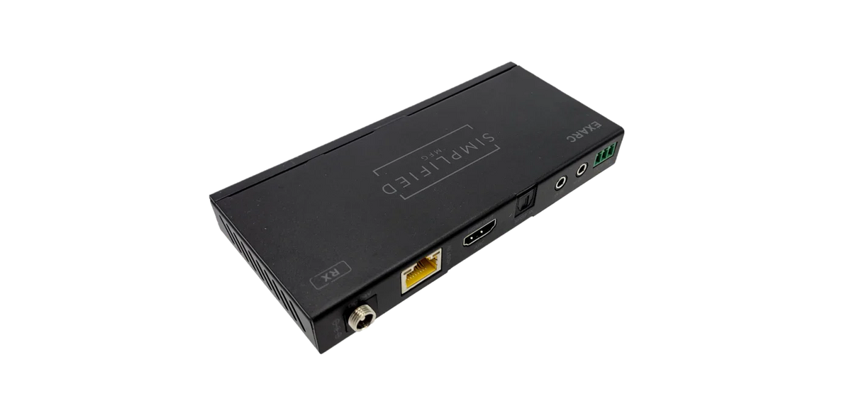 Simplified EXARC 4K HDMI 40m/131 ft. on Cat6/Cat 5e 18Gbps extender