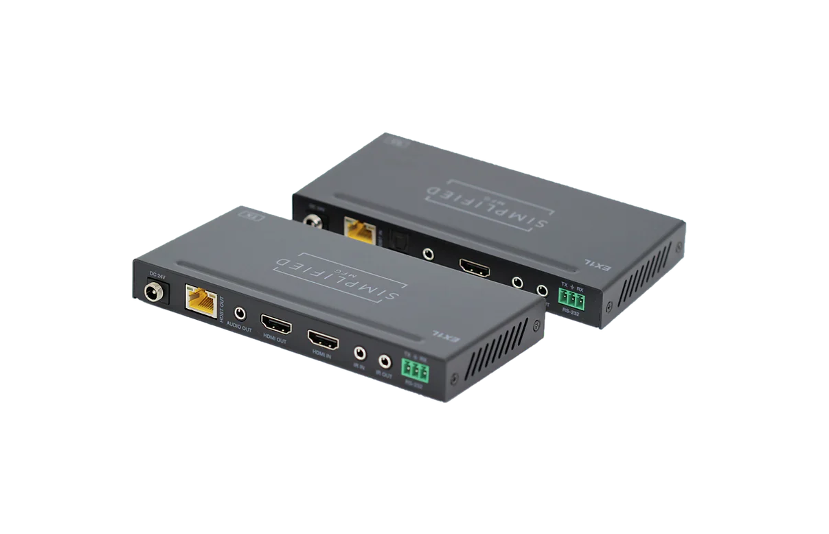 Simplified EX1L 4K HDMI 120m/394 ft. on Cat6, 18Gbps extender