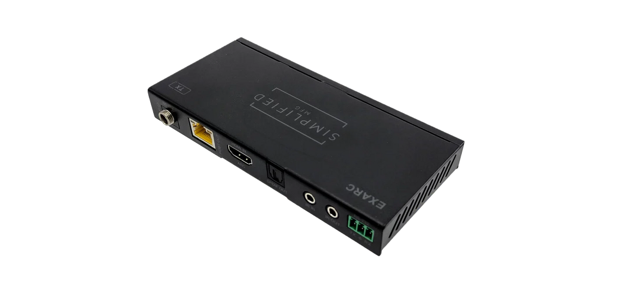 Simplified EXARC 4K HDMI 40m/131 ft. on Cat6/Cat 5e 18Gbps extender