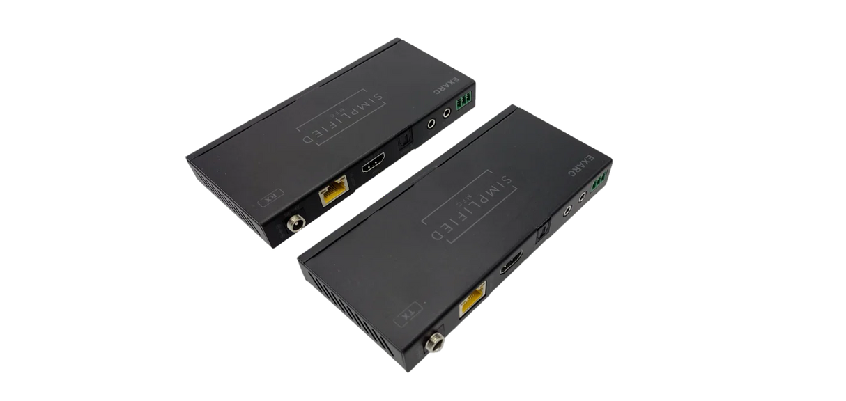 Simplified EXARC 4K HDMI 40m/131 ft. on Cat6/Cat 5e 18Gbps extender