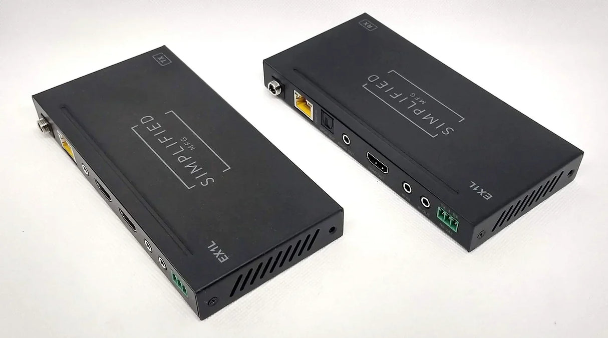 Simplified EX1L 4K HDMI 120m/394 ft. on Cat6, 18Gbps extender
