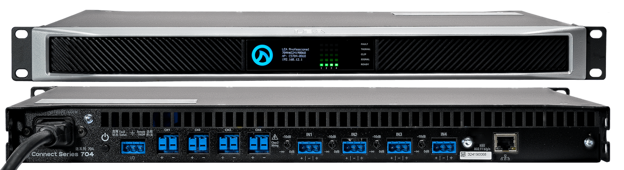 LEA CS704-G Smart AMP | 4 Channels | 700 Watts Per Channel