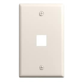 On-Q F3401LAV1 1-PORT KEYSTONE WALL PLATE LT ALM
