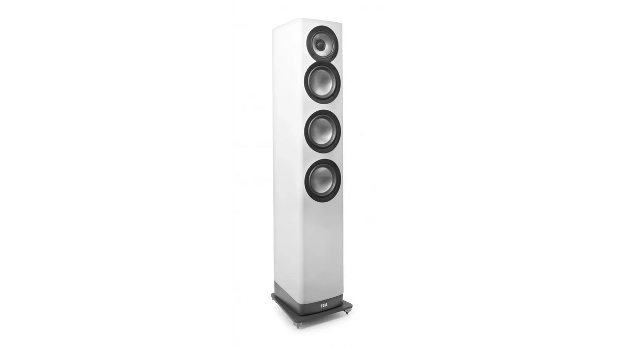 Elac 5.25" Navis ARF51 Powered Floorstand Loudspeakers - Gloss White, Each
