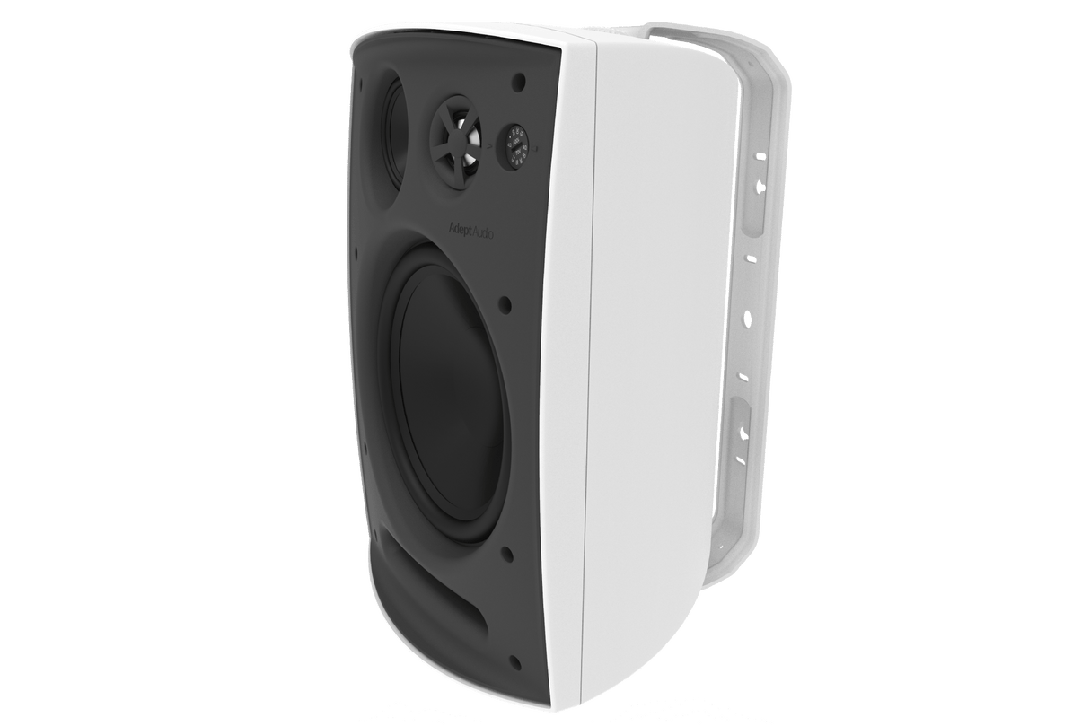 Adept Audio IO80W Surface-Mount Loudspeakers, White (PAIR)