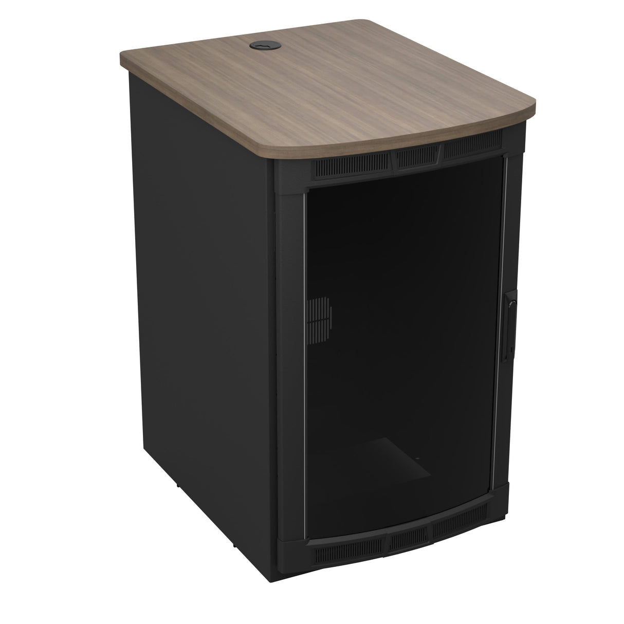 Middle Atlantic BGR-19SA27MDK-C8 19SP,27DEEP,PLEXI DOOR & STUDIO TEAK TOP