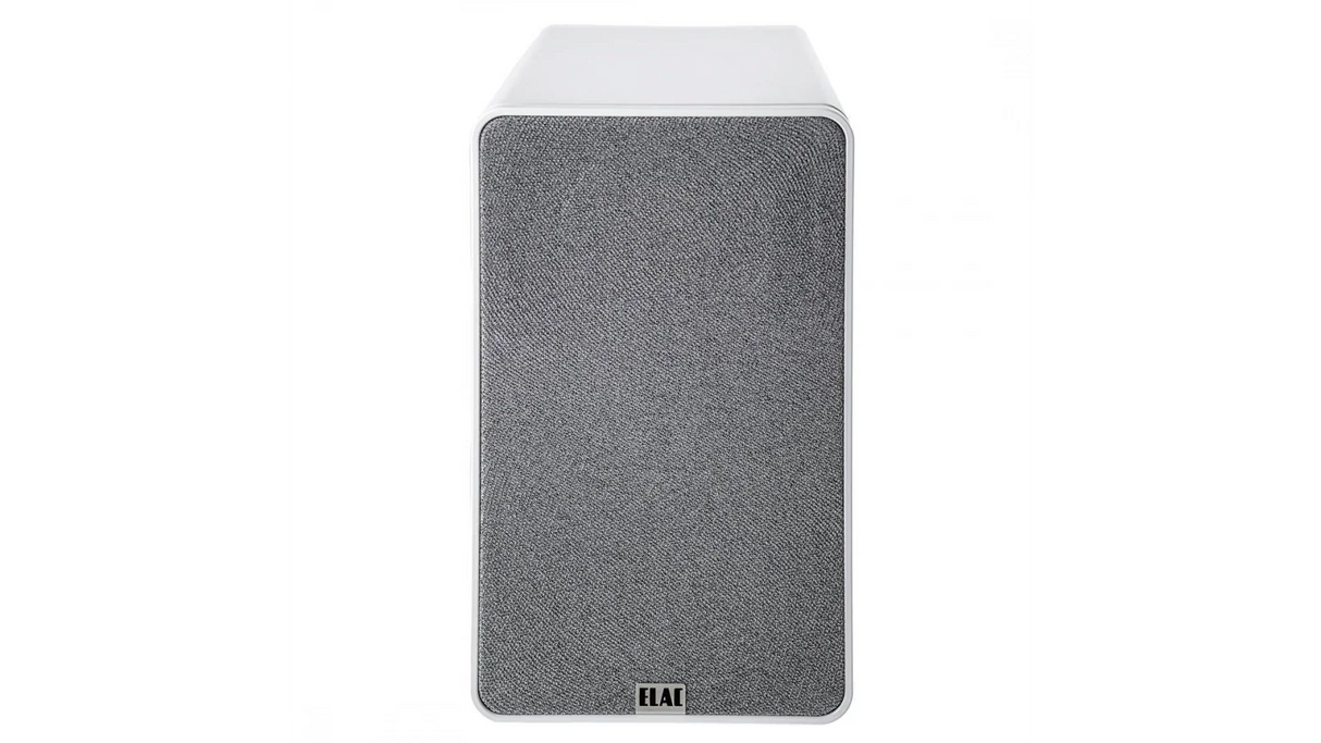 Elac 4.5" Line 300 2-Way Bookshelf Speakers with Jet 6 Tweeter - Gloss White, Pair