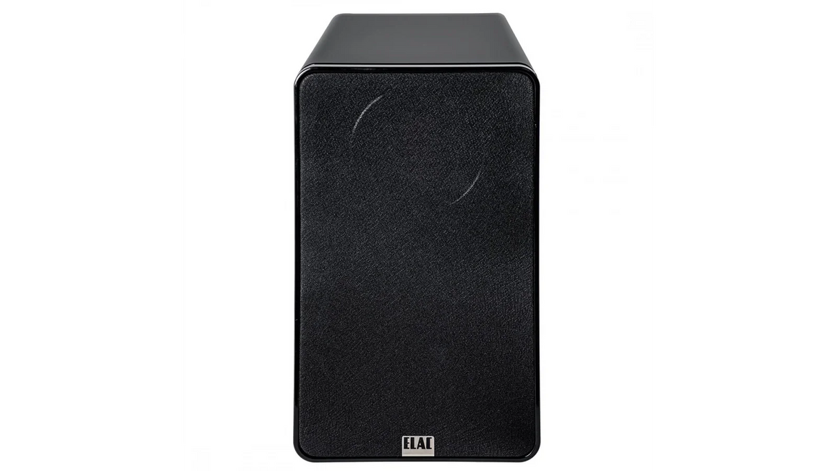 Elac 4.5" Line 300 2-Way Bookshelf Speakers with Jet 6 Tweeter - Gloss Black, Pair