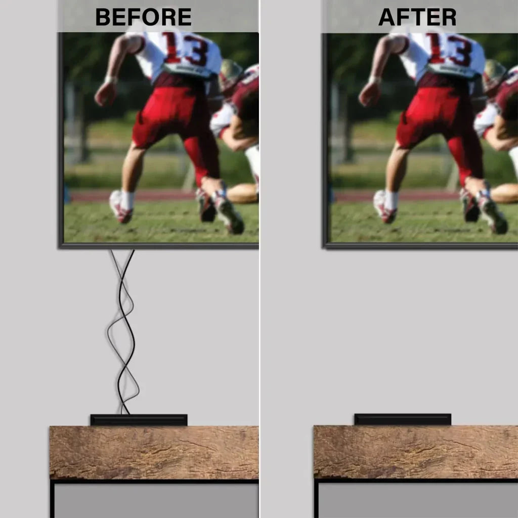 Sanus CCSIWPK 5-Piece PVC White Flat Screen TV Kit