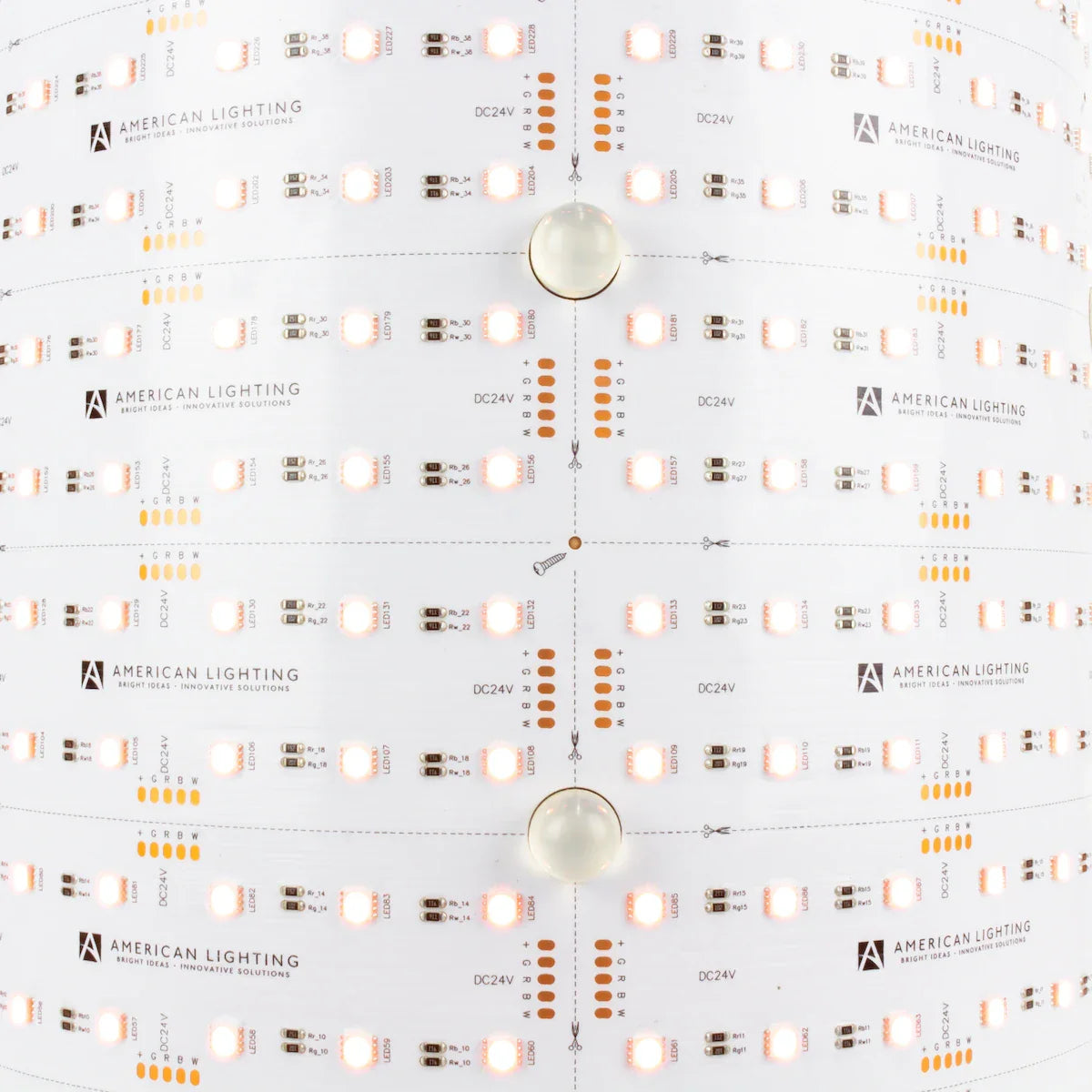 Proluxe PLX-CNVS54-RGBW-24V-12x24 PACK OF 2: 12" X 24" IP54 LED SHEET, RGBW, 8 CONNECTORS/SHEET, (4) 12” PIECES OF APPROPRIATE 18AWG WIRE, 6 BUMPERS/SHEET, 1 POWER CONNECTION(61 CM 20WAG WIRE WITH MALE CONNECTOR), 1 CABLE MANAGEMENT CLIP