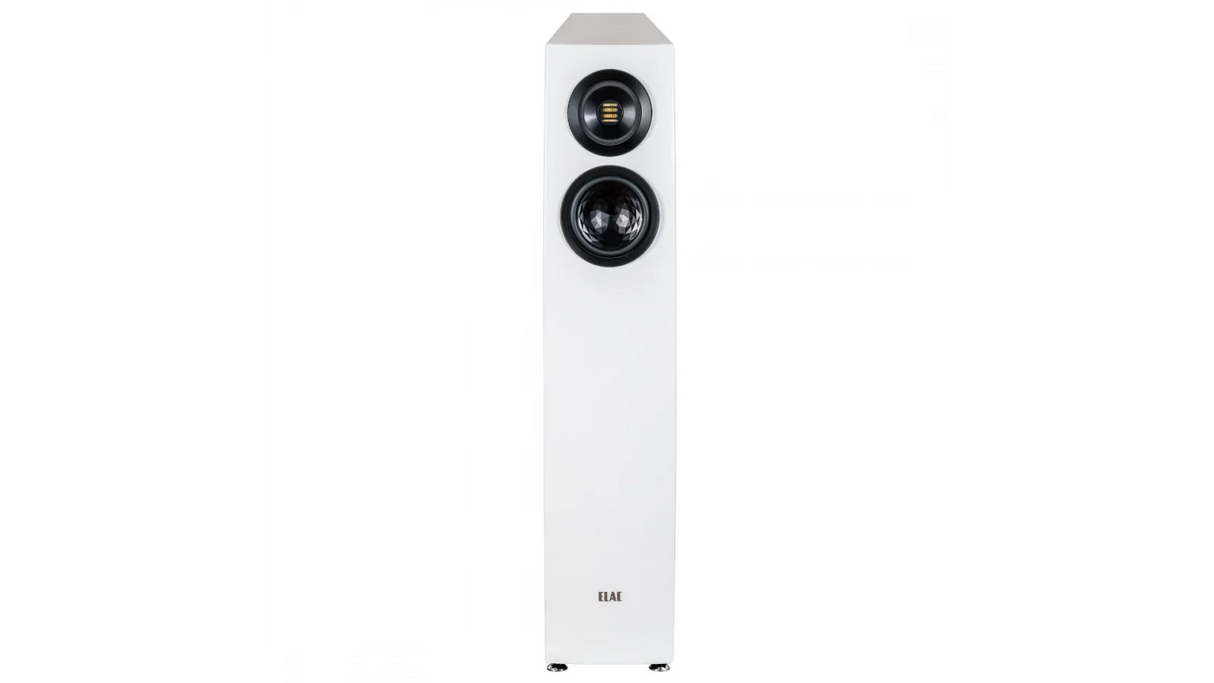 Elac 6" Concentro S 507 Floorstanding Speaker - Gloss White, Each