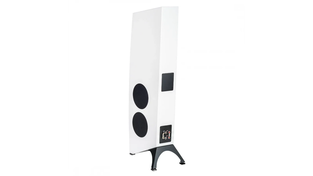 Elac 7" Concentro S 509 Floorstanding Speaker - Gloss White, Each