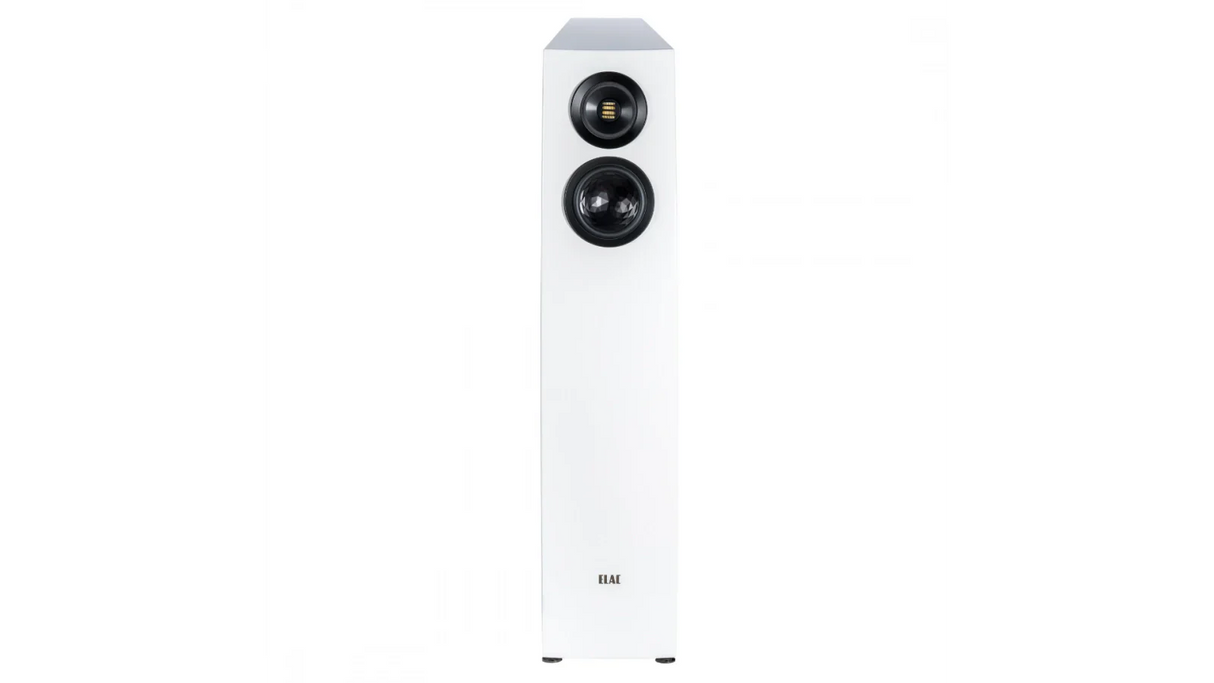 Elac 7" Concentro S 509 Floorstanding Speaker - Gloss White, Each