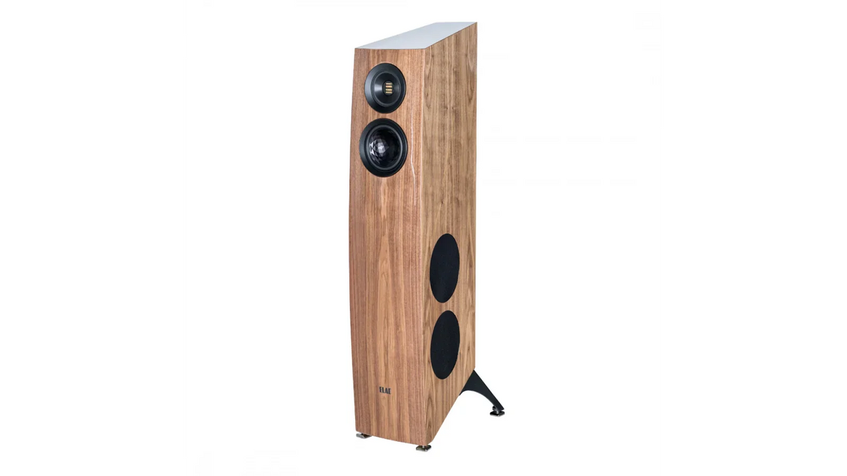 Elac 7" Concentro S 509 Floorstanding Speaker - Gloss Walnu, Each