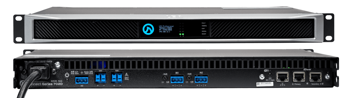 LEA CS702D Smart AMP | 2 Channels | 700 Watts Per Channel