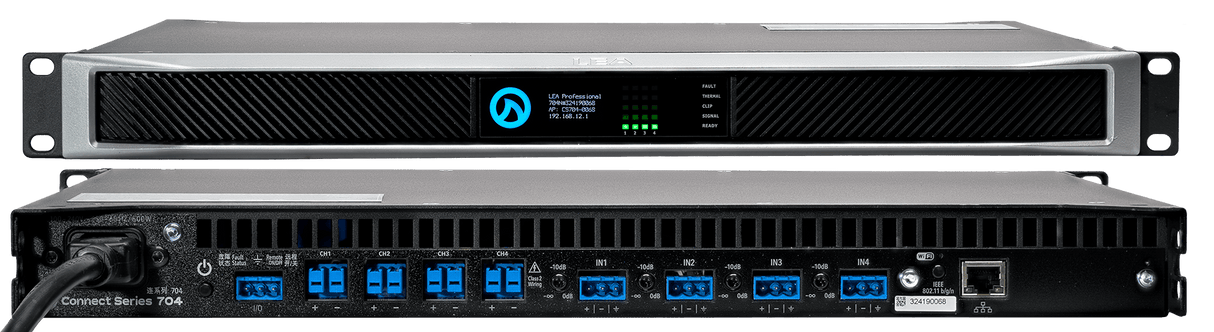 LEA CS704 Smart AMP | 4 Channels | 700 Watts Per Channel