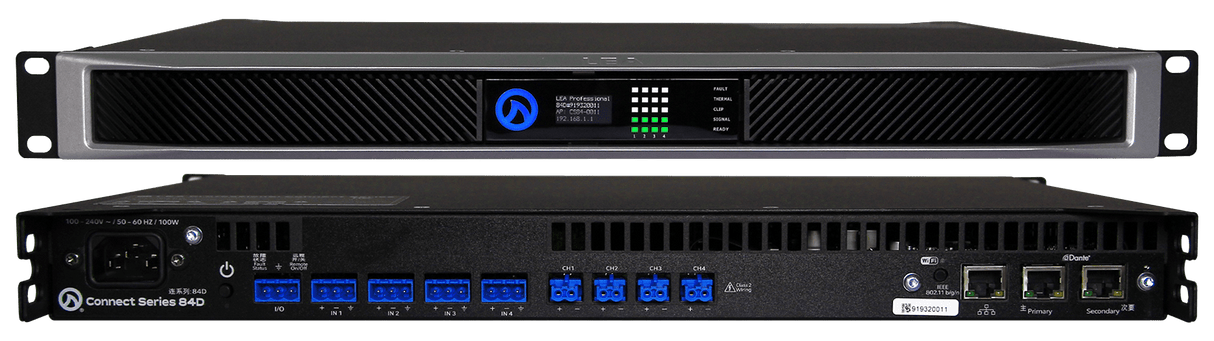 LEA CS84D Smart AMP | 4 Channels | 80 Watts Per Channel