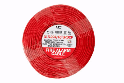 Vertical Cable 22/4 500ft Fire Alarm Cable 315-224/r/5rdcp