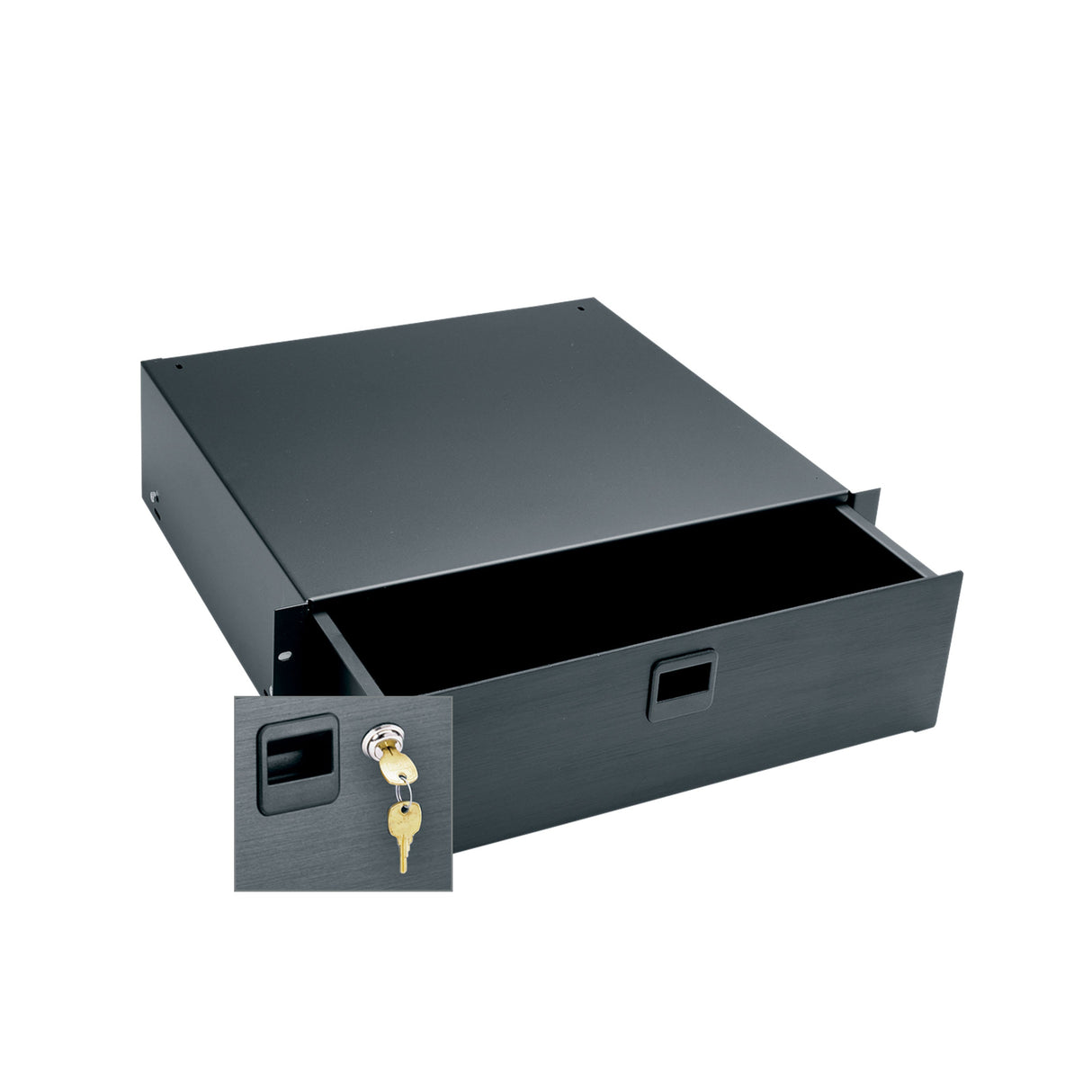 Middle Atlantic D3LK 3SP ANOD DRAWER W/LOCK
