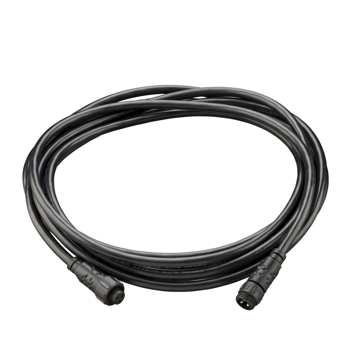 Proluxe PLX-DMX-JUMP15FT 15FT SHIELDED SIGNAL CABLE, BK INTERCONNECTABLE,MALE & FEMALE TWIST CONNECTORS