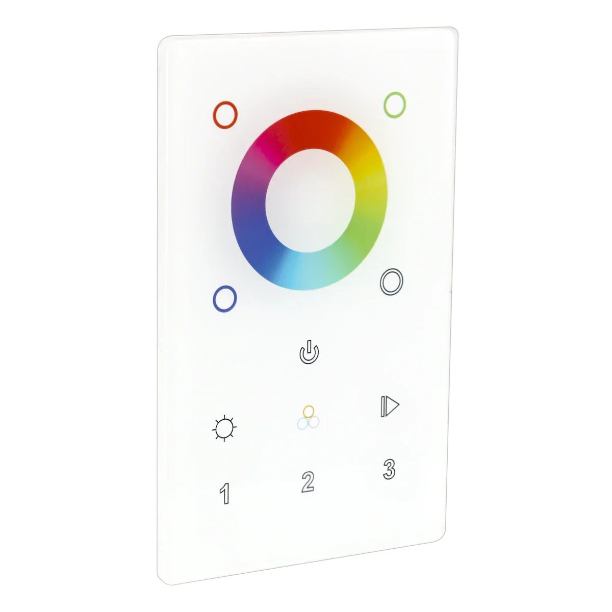 Proluxe PLX-WALL-DMX-3Z 12-24V DMX WALL CONTROL RGBW, WHITE, 3Z, REQ.(3) DMX-5A-4Z,INDOOR USE, HAS MEMORY