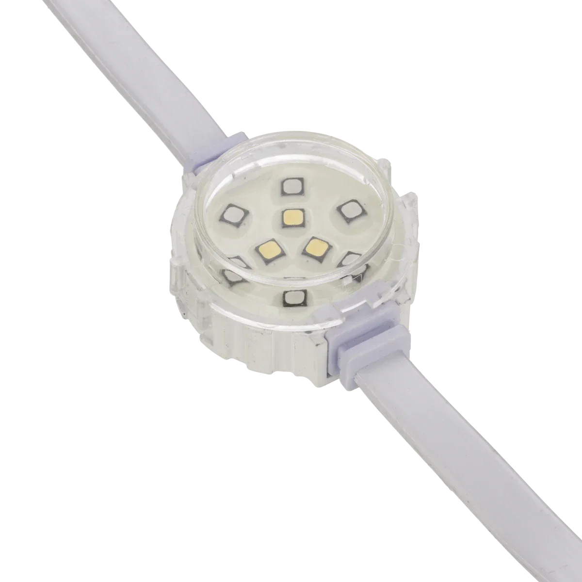Proluxe PLX-DOT-PXL-RGBW-25-12-WH SO: PIXEL DOT 12" ON CENTER, 25 NODES, 36" LEAD & NO TAIL, WHITE