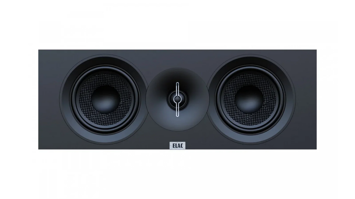Elac 5.25" Debut 3.0 - DC53-BK Center Channel Center Speaker - Black, Each