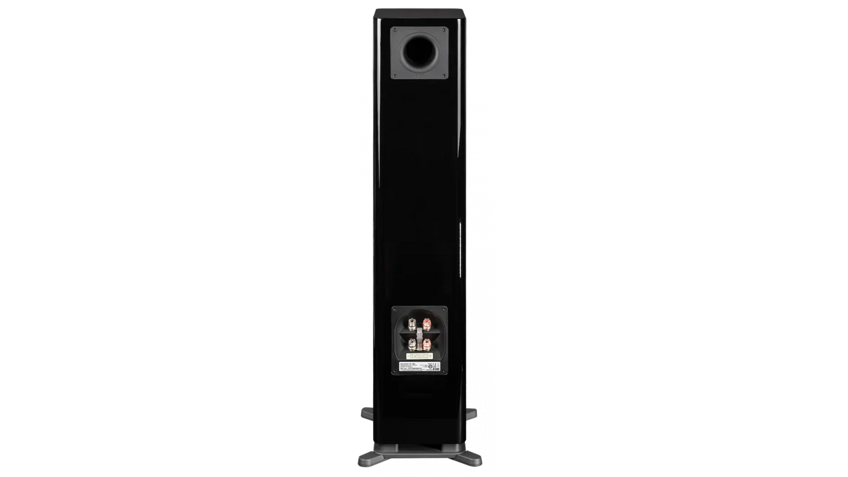 Elac 6" Solano 2.0, 2.5-Way Floorstanding Speaker with Jet 6 Tweeter - Gloss Black, Each