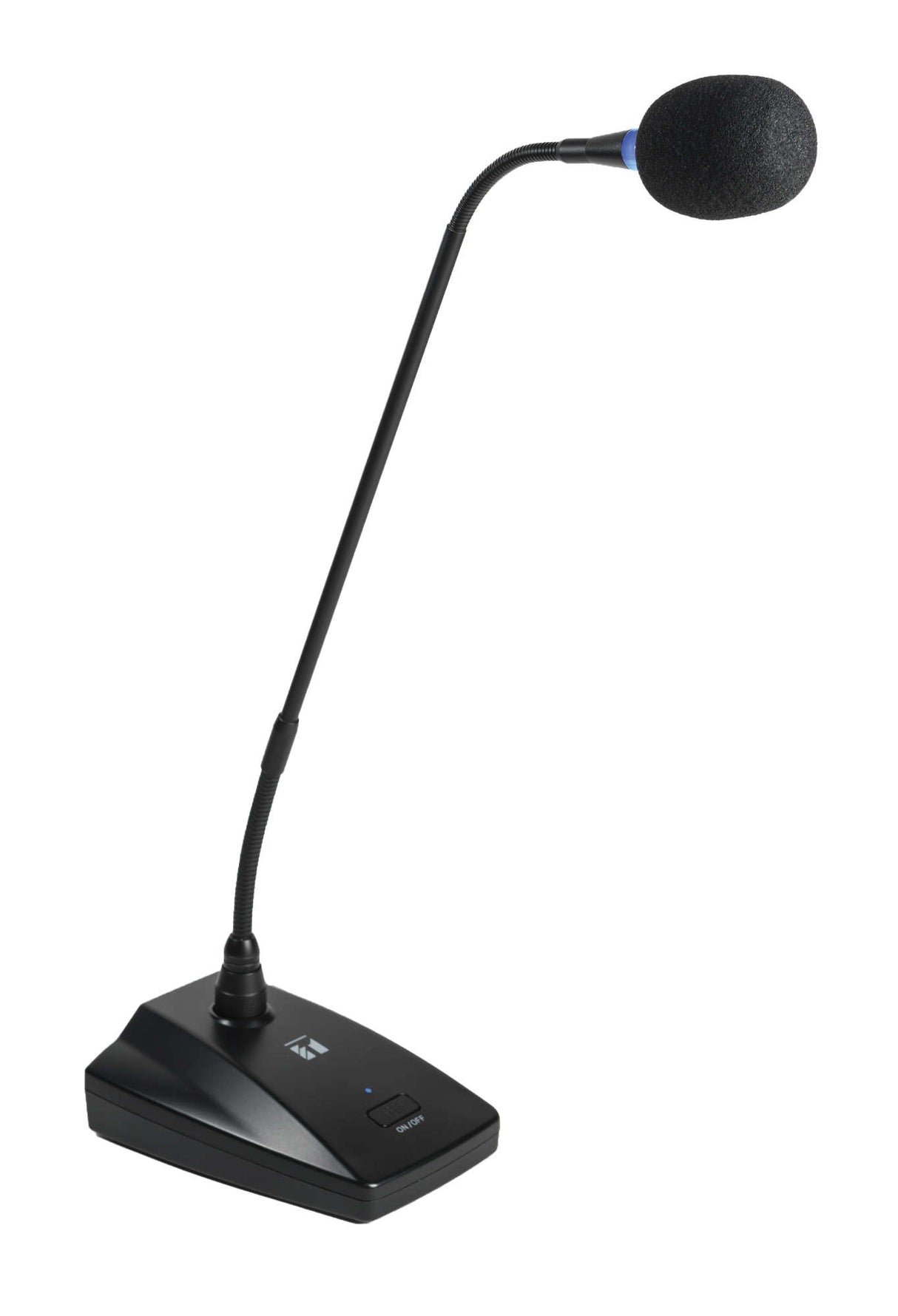 TOA EM-380-AM Gooseneck Microphone On/Off Switch, Blue LED Indicator, Battery or Phantom Power Required