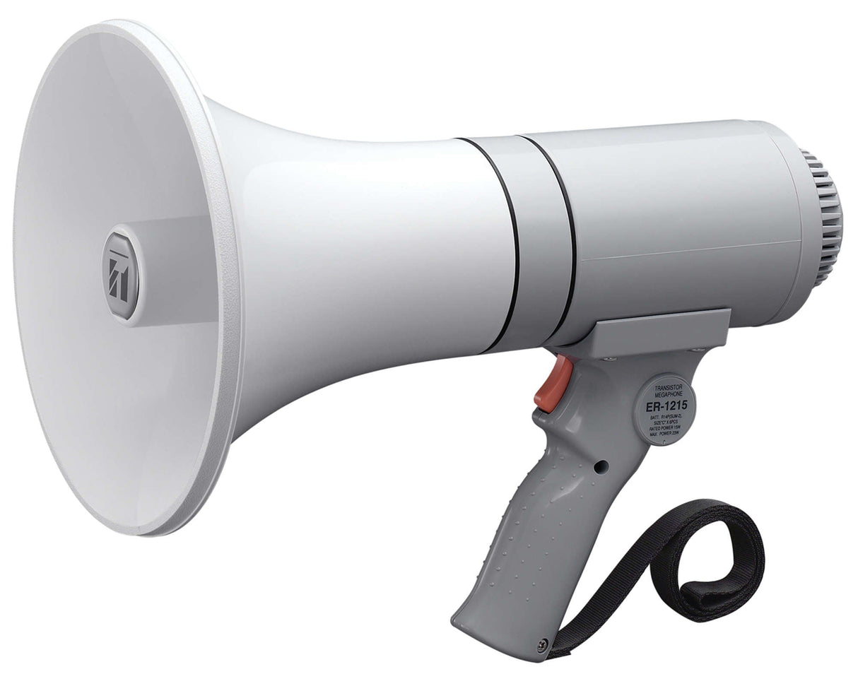 TOA ER-1215 Megaphone 15 W White/Gray
